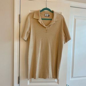 Tuckernuck Oatmeal Channing Polo Shirt Dress